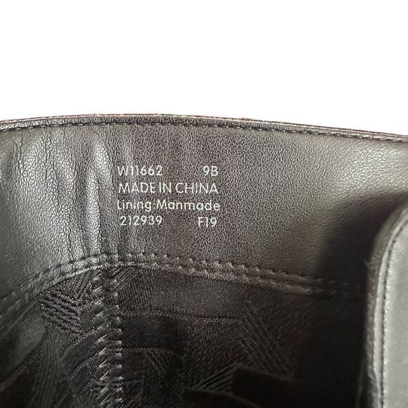 Cole Haan black low riding boots with gold buckles- size 9 - Picture 8 of 8